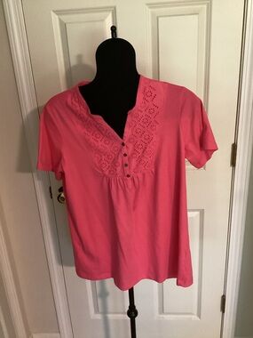 Vintage American Sweetheart‎ babydoll eyelet top
